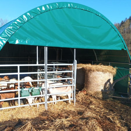 Stínítko  k mobilní přístřešku 6x6 - ochrana proti slunci i větru