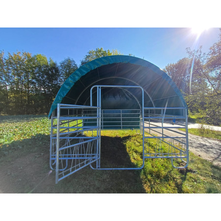 Mobilní přístřešek 3,6 × 3,6 m – univerzální, odolný, přemístitelný